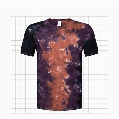 China OEM QUICK DRY 100%cotton mens pattern streetwear abstract tie dye t shirts, oversized tie dye t-shirt custom for sale