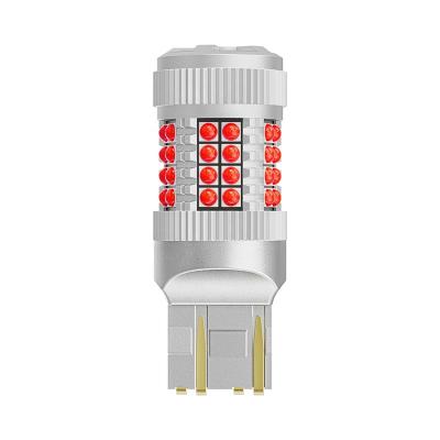 China All Car Headlight Factory Price Super Bright Car Led Turn Signal Lights S25 1156 BA15S 7443 Led 3030 3D 40SMD Bulbs for sale