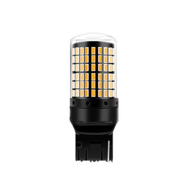 China All PY21W car headlight turn signal light highlight decode canbus LED 3014 144SMD automotive anti-strobe flasher T20 1156 for sale