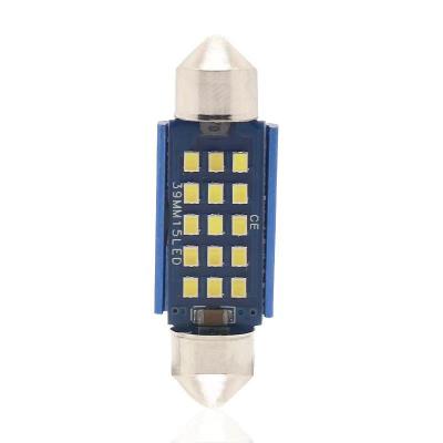 China All 15 18 SMD Lamp Bulb Dome Light Blue White Canbus Festoon C5W 29mm 31mm 36mm 39mm 41mm 2016 12 Chip for sale