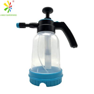 China Eco-friendly New Design PP Pressure 2liter Hand Mist Pump Transparent Sprayer for sale