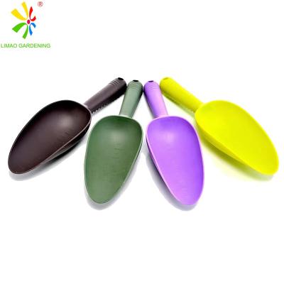 China Mini Kids Modern Wholesale Plastic Garden Shovel Multicolor Handled Long Shovel For Loosening Soil for sale