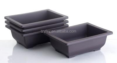 China Plastic Square Flower Pots Shallow Bulk Size for sale