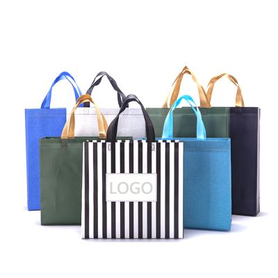 China Non Handled Woven Fabric Tote Shopping Bags Wholesale Custom New Eco Friendly Printed Recycle Reusable Grocery PP Laminated Bolsas for sale