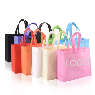 China High Quality Customized Environmentally Friendly Recyclable Promotional Nonwoven Packaging Shopping Handled Tote Bag for sale