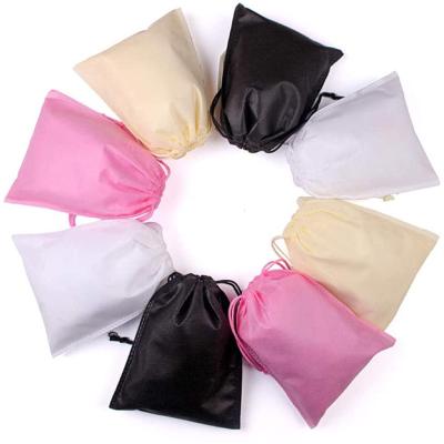 China Shopping/Storage/Gift/Gift/Laundry/Clothing/Grocery Tote Bag Custom Logo Non Woven Drawstring Shoe Bag For Gifts Packing Non Woven Package Cloth Dust Bag Cheap Wholesale travel cord for sale