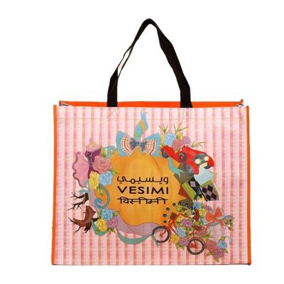 China Wholesale Price Eco Friendly/Reusable/Durable Eco Friendly Reusable Custom Printing Promotional Woven Bags Colorful PP Woven Bag for sale