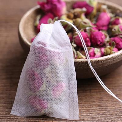 China Environmental friendly /biodegradable biodegradable sealable nonwoven empty tea bags string tea bag filters nonwoven drawn lines pull the so called string filter bag tea for sale