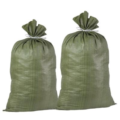 China 60Kg Agriculture Green Waste Construction PP Woven Garbage Bag for sale