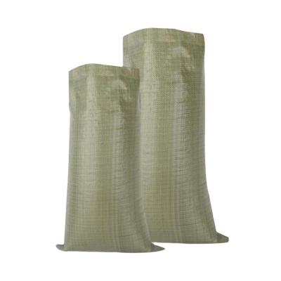 China Plain Recycled PP Woven Bags For Waste Packaging Construction Sand Feed Grain Fertilizer Agricultural Packaging Express Shipping Bag for sale