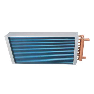 China Evaporator Plate Custom Hydrophilic Blue Aluminum Type - Fin Heat Exchanger Dehumidifier Industrial Hotels Plate Heat Exchanger for sale