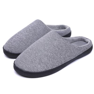 China Lightweight Comfortable Concise Cotton Mens Slipper Indoor Slipper for sale