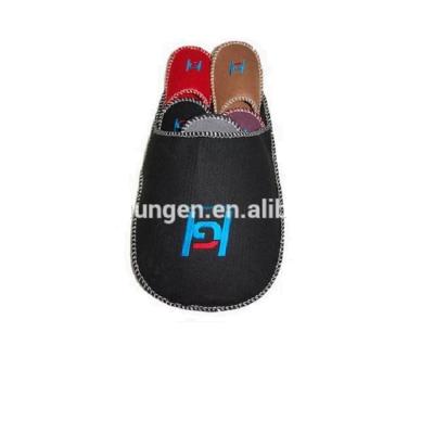 China Wholesale Cheap Felt Washable Felt Hotel Guest Slippers for sale