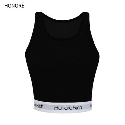 China HONOR-E Lady Custom Crop Top Women's Soft Wholesale Tank Tops Summer for sale