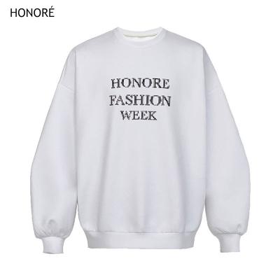 China HONOR E Soft Cotton Sweatshirt Custom Women's Hoodies Sweatshirts for sale