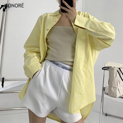 China HONOR-E Summer Women's High Quality Cotton Shorts Loose Sporty Wide Leg Sweatpants for sale