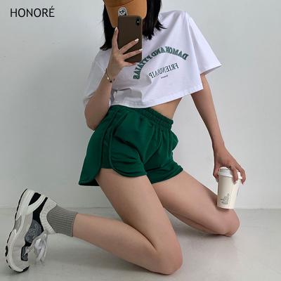 China Wholesale Fashion HONOR-E Casual Sweat Shorts Women Sports Pants For Ladies Sweat Shorts Women for sale