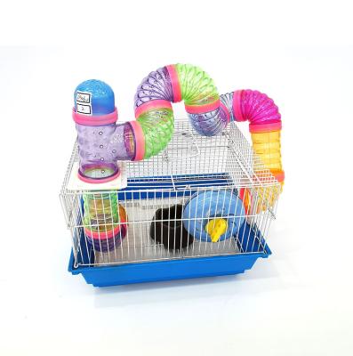 China Viable wholesale factory luxury custom fold cheap plastic metal acrylic hamster cage for sale for sale