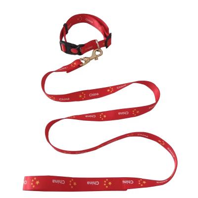 China Sustainable Customized Nylon Package Chinese Theme Dog Leash Lead for sale