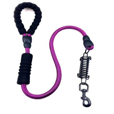 China Hot Durable Turned Durable Dog Leash Lead For Pet Leash With Spring for sale