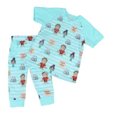 China Spandex/Cotton Little Baby Boy Clothing Set Summer Boy Set Short Sleeve Top and Long Panty Sets Newborn Boys Clothes Suit for sale