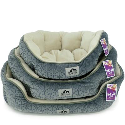 China Holly Customized Portable Sustainable Pet Bed Luxury Dog Sofa Bed Pet Dog Bed for sale