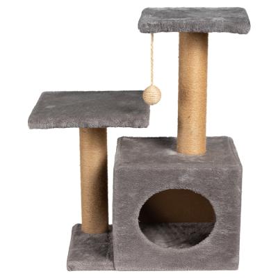 China Cat Tree Scratcher Tower Natural Cozy Sustainable Viable Condo for sale