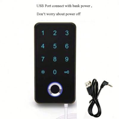 China Cheap Modern Keyless Digital Fingerprint Cabinet Locker Smart Biometric Lock for sale