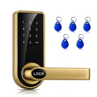 China Simple Smart Digital Electronic Keypad Password Home Office Apartment Home Office Latch Safe Code Door Lock for sale