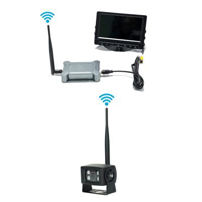 China New night version high resolution multifunctional dual camera wireless receiver box for car bus truck for sale