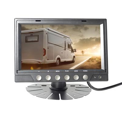 China Split Screen Car Reversing Rear Assist Car View Monitor 7 Inch For Trucks Trailers Buses for sale