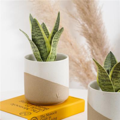 China China Wholesale Modern Cheap Indoor Table Top Decorative Flower Pots Porcelain Ceramic Bulk Planter for sale