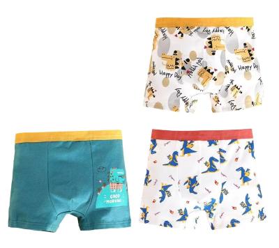 China QUICK DRY cotton kids panties boy 3-10 years old quadruple girl panties boy baby boxer shorts boy panties for sale