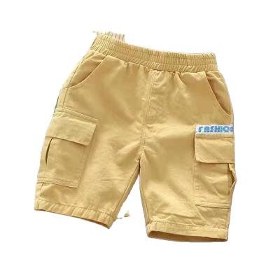 China Color Fade Proof 2023 New Kids Shorts Boy Pants Girls Clothes Solid Color Cotton Boy Shorts for sale