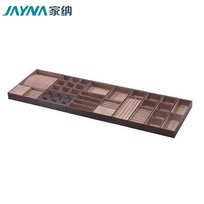 China JAYNA Eco-friendly high quality and hot selling storage jewelry accessories wardrobe all combination system tray for sale