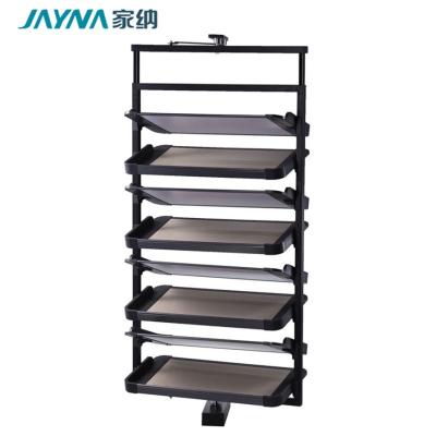 China JAYNA Multi-Layer Metal UV Wood (Size) Adjustable Wardrobe Accessories 360 Degree Rotating Shoe Organizer Shoe Racks Storage Cabinet for sale