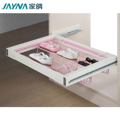 China (Others)Adjustable Wardrobe Accessories Pull Out Slide Shoe Rack For Kids for sale