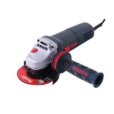 China Ronix 3110 New Model Mini Angle Grinder 100/115mm 880W Power Mini Electric Angle Grinder Portable Large Structural Grinding For Cleaning Or Beveling Machine for sale