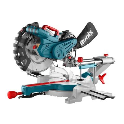 China Wood Saw Machine Electric Sliding Miter Saw 305mm Ronix New Model 4300RPM 2000W Machine- Compound Precision Circular Cut Saw for sale