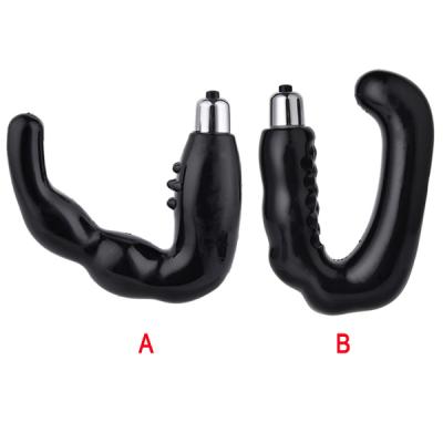 China Eco-Friendly Silicone Eco-Friendly Male Toys Vibrating Prostate Massager Bullet Anal Vibrator For Men for sale