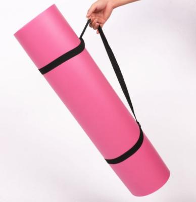 China Yoga Exercises Wholesale Fitness NBR Eco Friendly Exercise Gymnastics Lightweight Folding Yoga Mat With Carrying Strap for sale