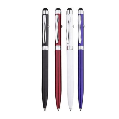 China Wholesale Fashion Multifunctional UV Lit LED Stylus Ink Pen With Custom Logo for sale