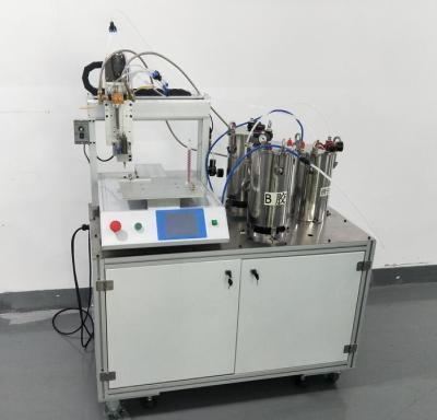 China Duas partes automáticas completas de máquina de enchimento líquida do Potting da colagem com relação de mistura à venda