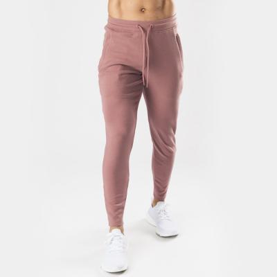 China 2021 Autumn Cotton Drawstring Elastic Fiber Blend Breathable Gym Sweatpants Men's Jogging Pants With Double Back Pockets for sale