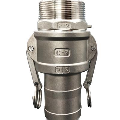 China Hose Lines Plug Cast Steel Water Stainless Quick Coupling Connector for sale