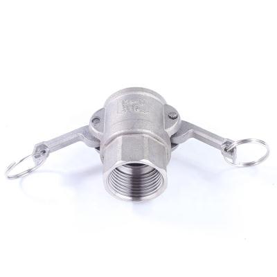 China Oil Camlock Fittings Quick Coupling 1/2 Inch 3/4 Inch 304 Stainless Steel 316 Pipe Nipple NPT BSP Threaded Pipe Nipple for sale