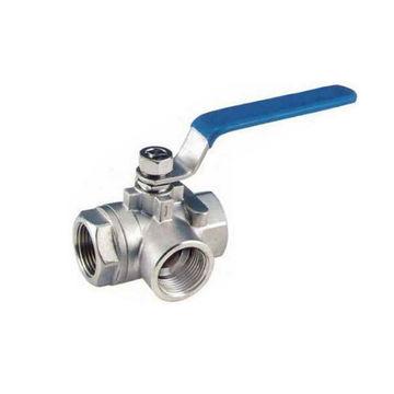 China 2 Inch 304 316 General Wholesale Ball Valve Stainless Steel Three Way Ball Valve for sale