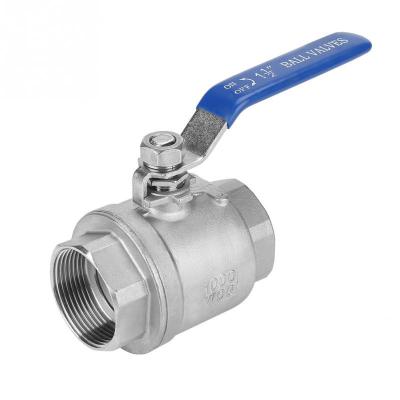 China General BSP Thread 1000PSI 2 Pieces 3/4 Inch Water Ball Valve 304 Stainless Steel for sale