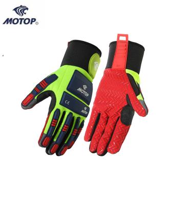 China Durable TPR Hand Protective Men's Fashionable Mechanic Gloves for sale