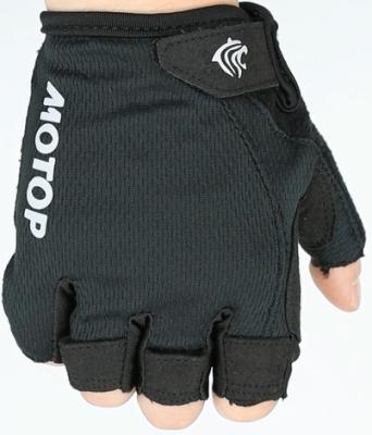 China Custom Sports Logo Durable SBR Padded Breathable Recycling Mesh Bike Glove for sale